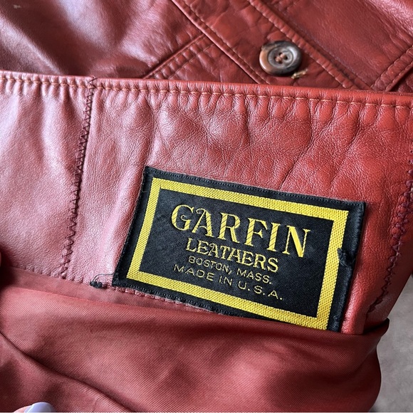 Vintage Garfin Leathers Kirk's Suede Life Women's 14 Leather Trench Coat - Picture 9 of 11